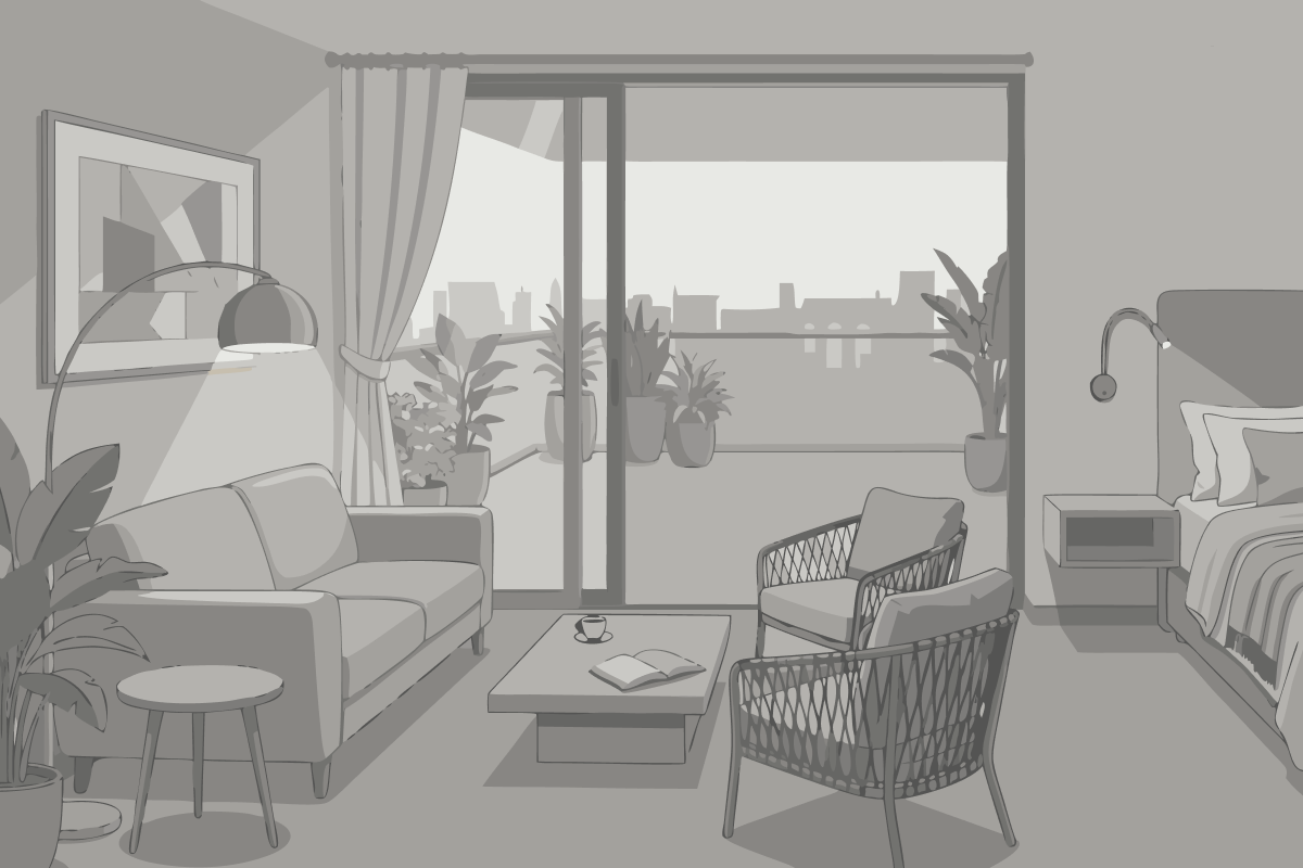 Apartament dwupoziomowy